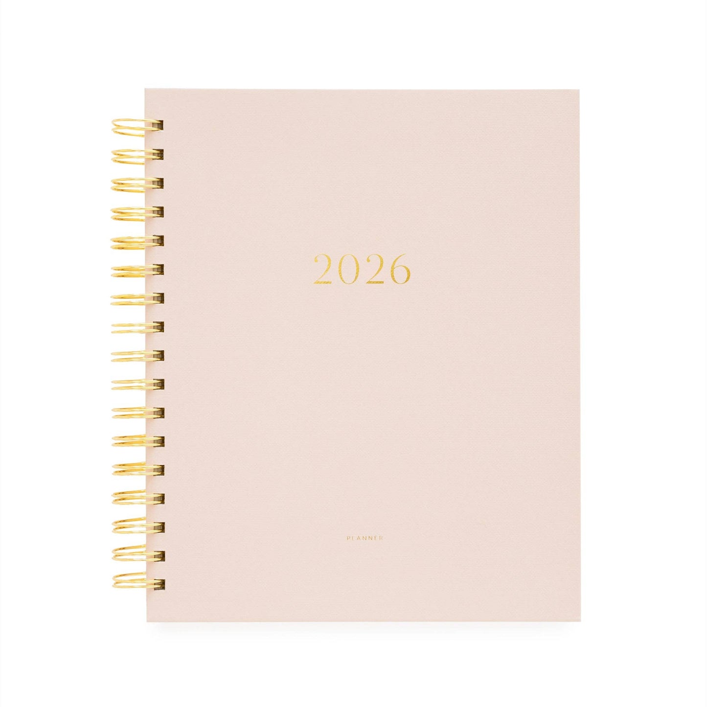 2026 Blush Signature Spiral Planner