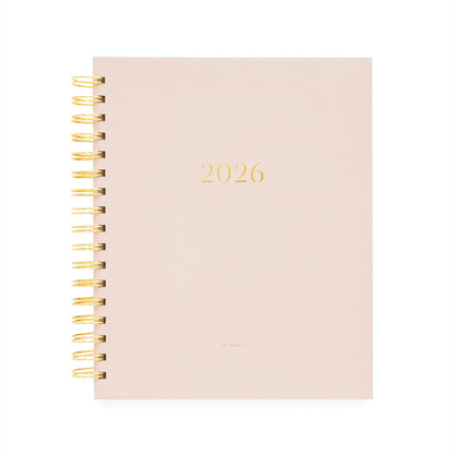 2026 Blush Signature Spiral Planner