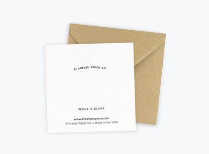 Mini Positivity Card - A Little Card to say a Big Thank You