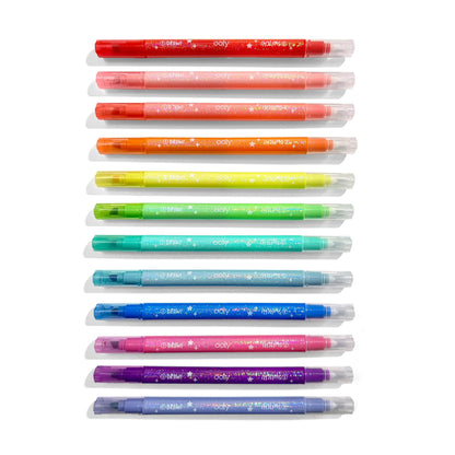 Switch-eroo! Sparkle Color Changing Markers - Set of 12