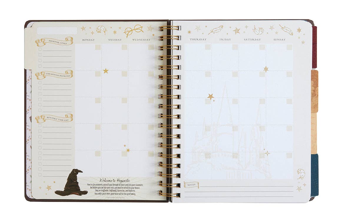 Harry Potter: Hogwarts 12-Month Undated Planner