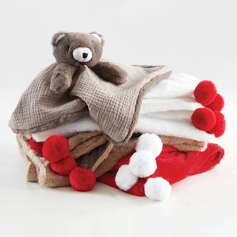 Plush Blanket with Gift Box - Reindeer