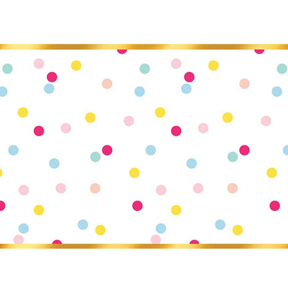 Confetti Polka Dot Foil Paper Table Runner