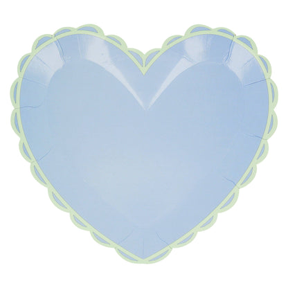 Pastel Heart Large Plates