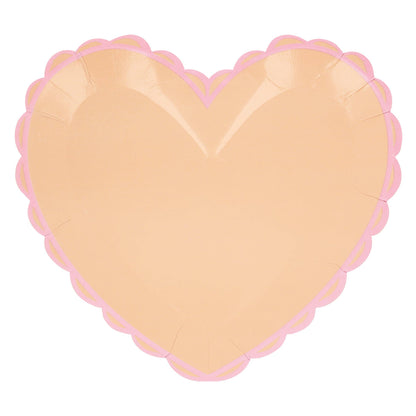 Pastel Heart Large Plates