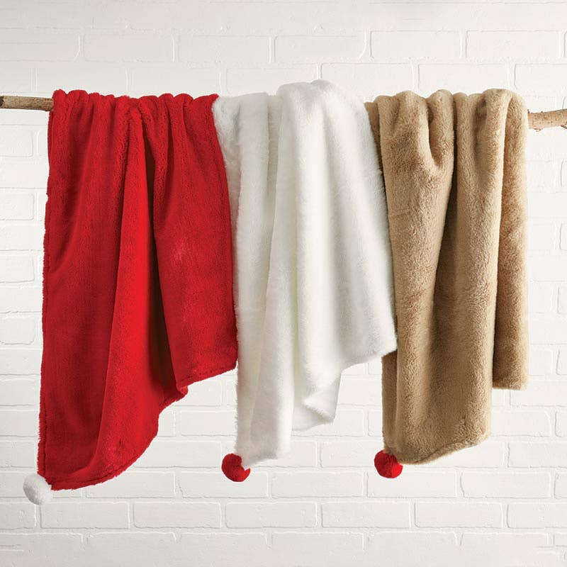 Plush Blanket with Gift Box - Reindeer