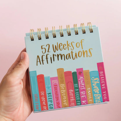 52 Weeks of Affirmations - Desk Flip Calendar