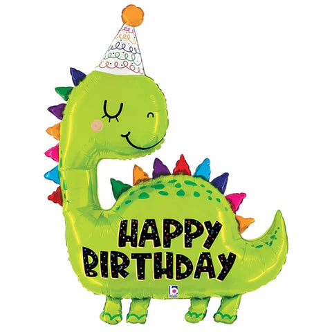 Dino Birthday Balloon (38")