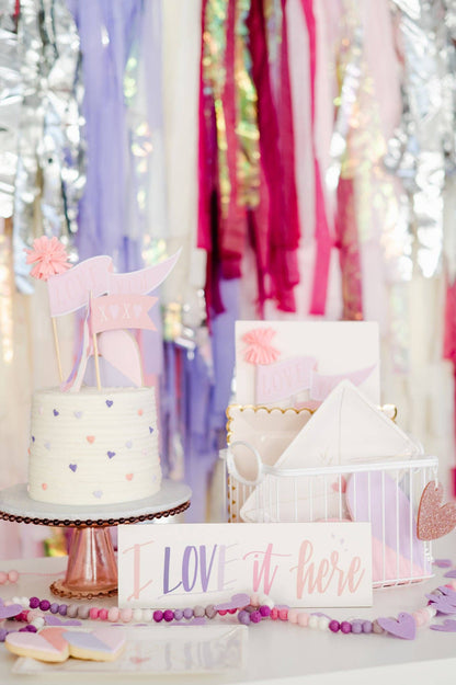 Valentine Pennant Flags