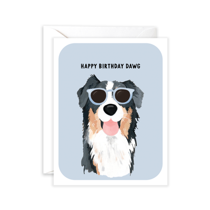 Happy Birthday Dawg Greeting Card