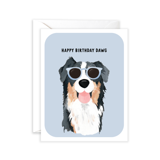 Happy Birthday Dawg Greeting Card