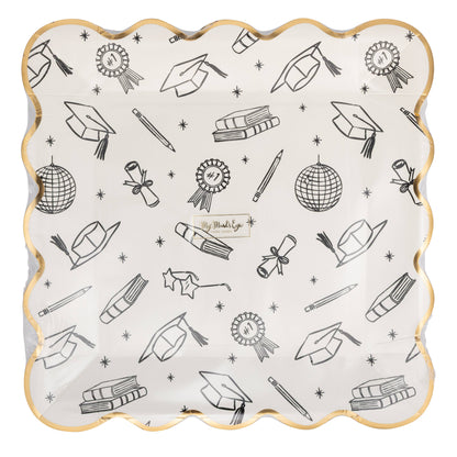 Grad Icon Foil Plate