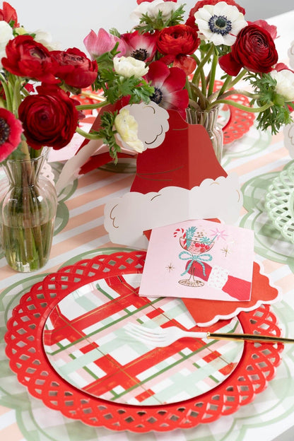 Cheerful Plaid Small Plates