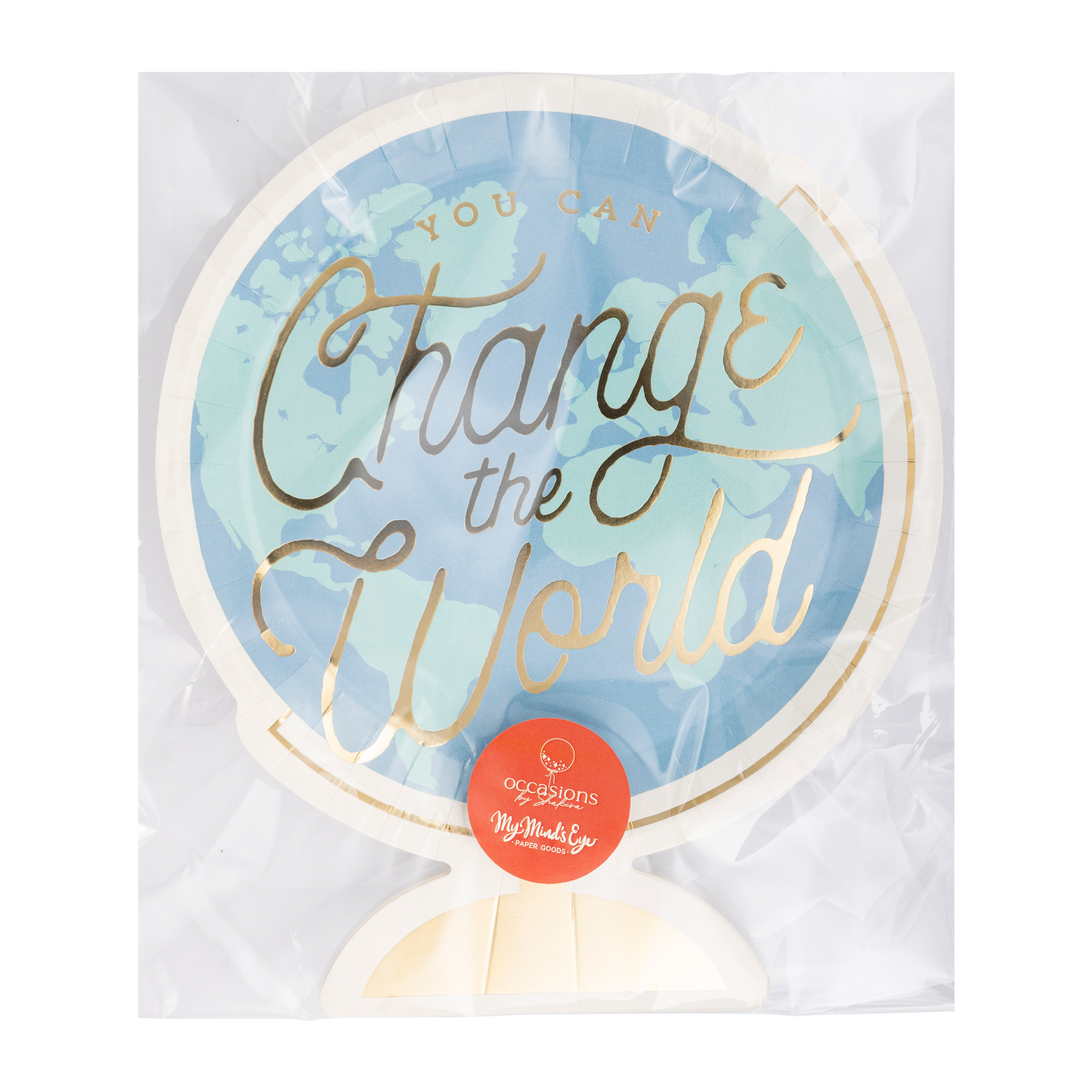 Back To School Globe Paper Plate