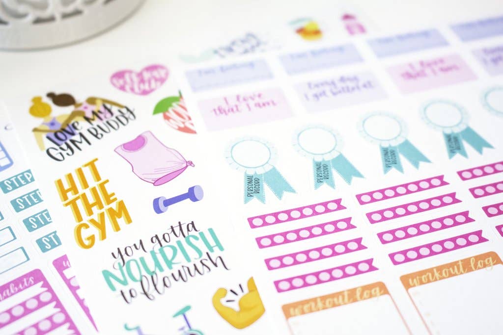 Fitness & Health Sticker Pack