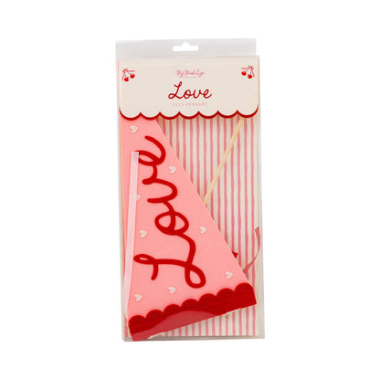 Love Felt Pennant Banner