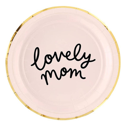 Lovely Mom Foil Plates