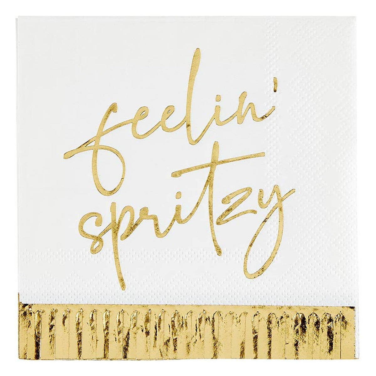 Feelin' Spritzy - Cocktail Napkin with Fringe