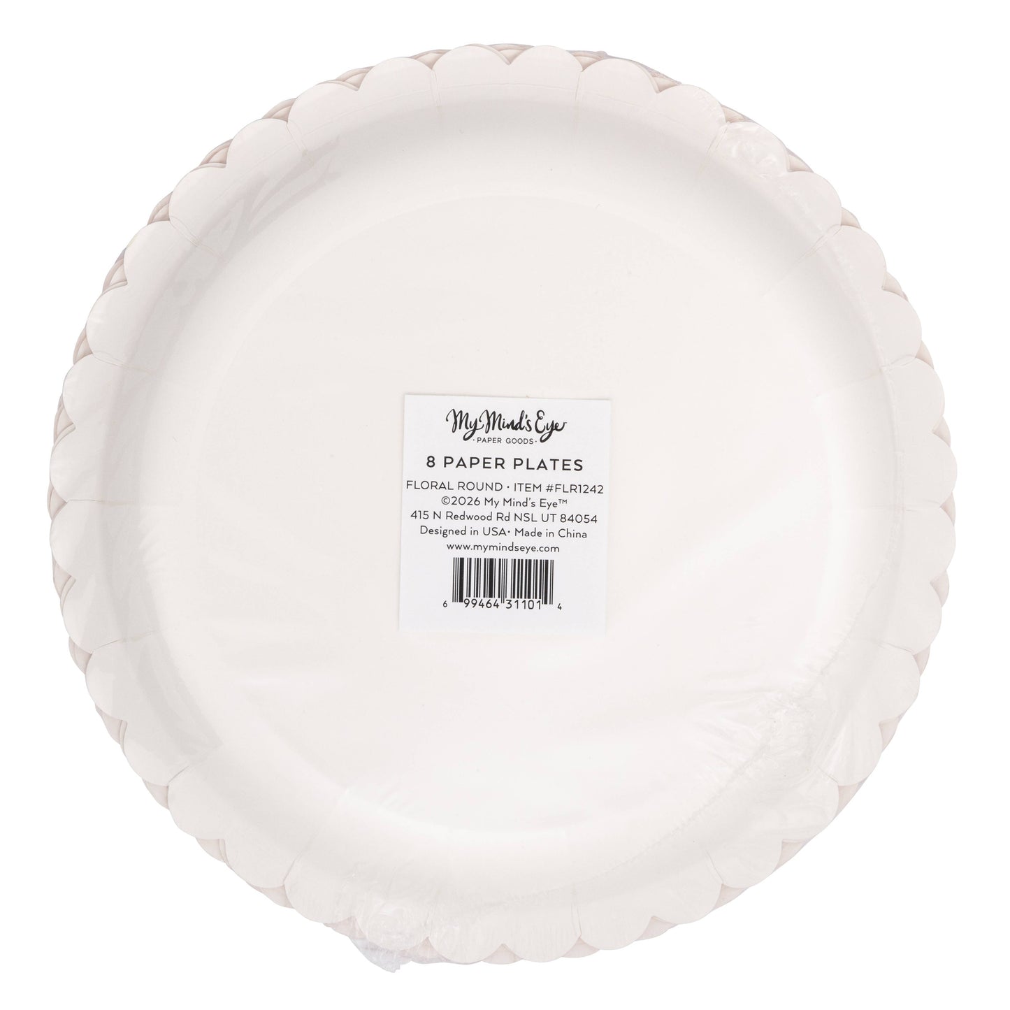 Floral Round 8" Plate