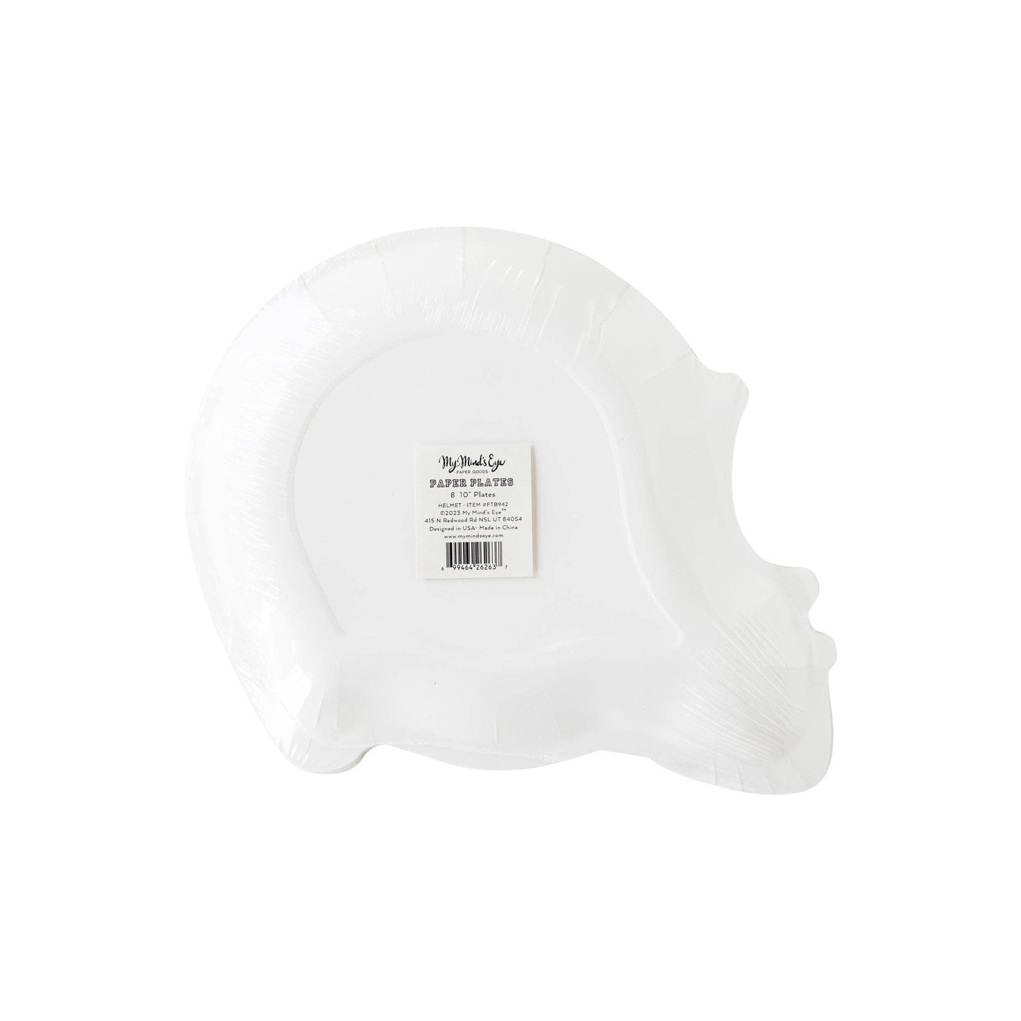 Football Helmet Shaped Paper Plate
