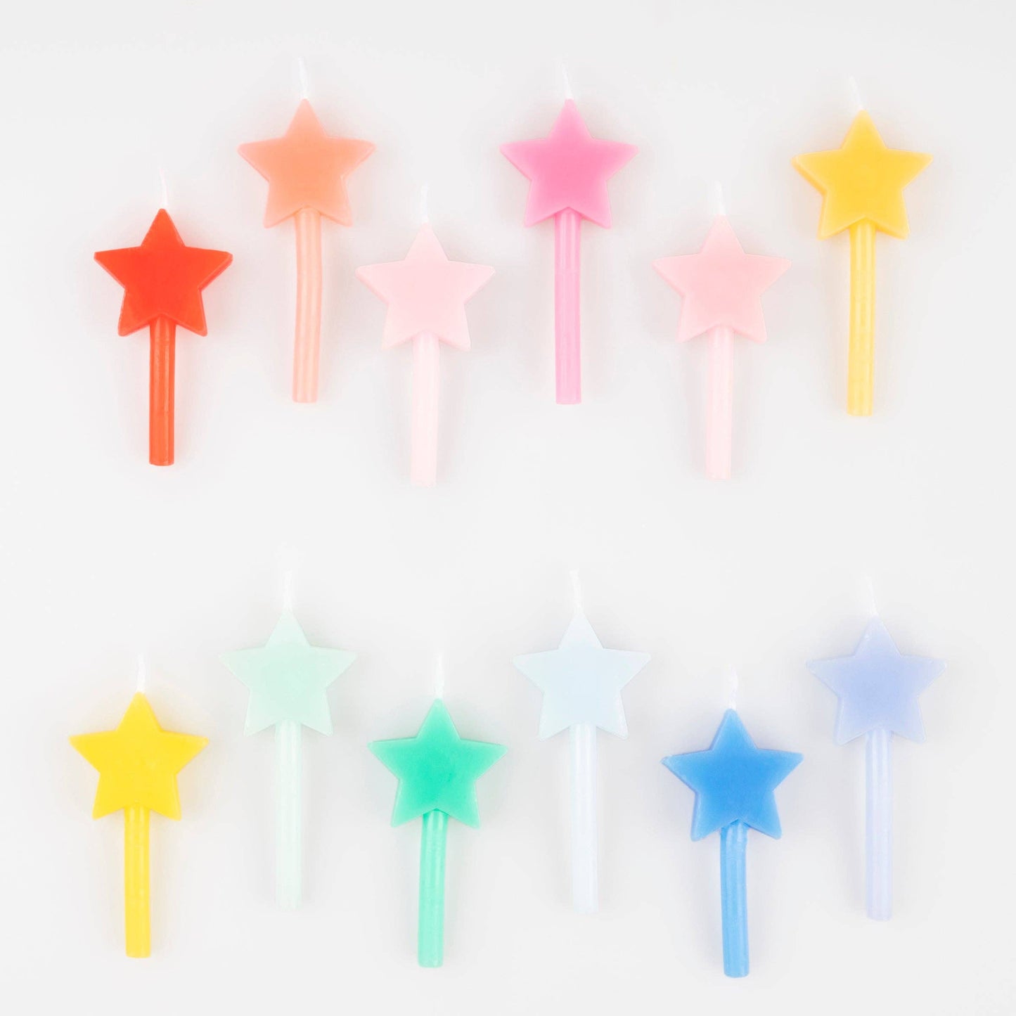 Rainbow Star Candles