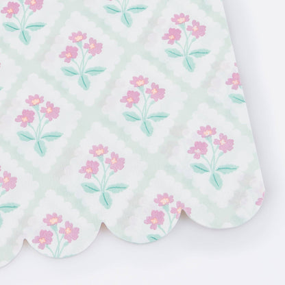 Bloomsbury Floral Pattern Guest Towels