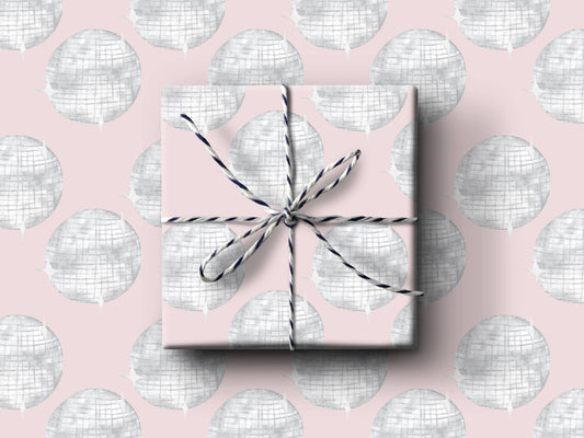 Disco Ball Wrapping Paper
