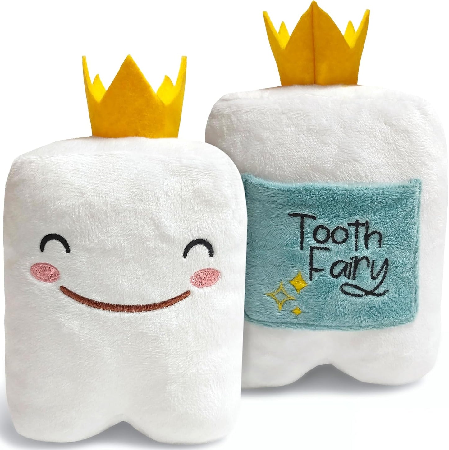 Tooth fairy pillow with back pocket