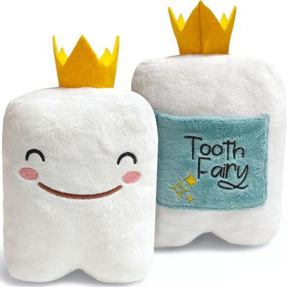 Tooth fairy pillow with back pocket