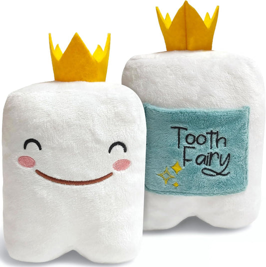 Tooth fairy pillow with back pocket