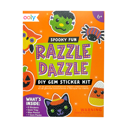 Mini Razzle Dazzle DIY Gem Sticker Kit - Spooky Fun