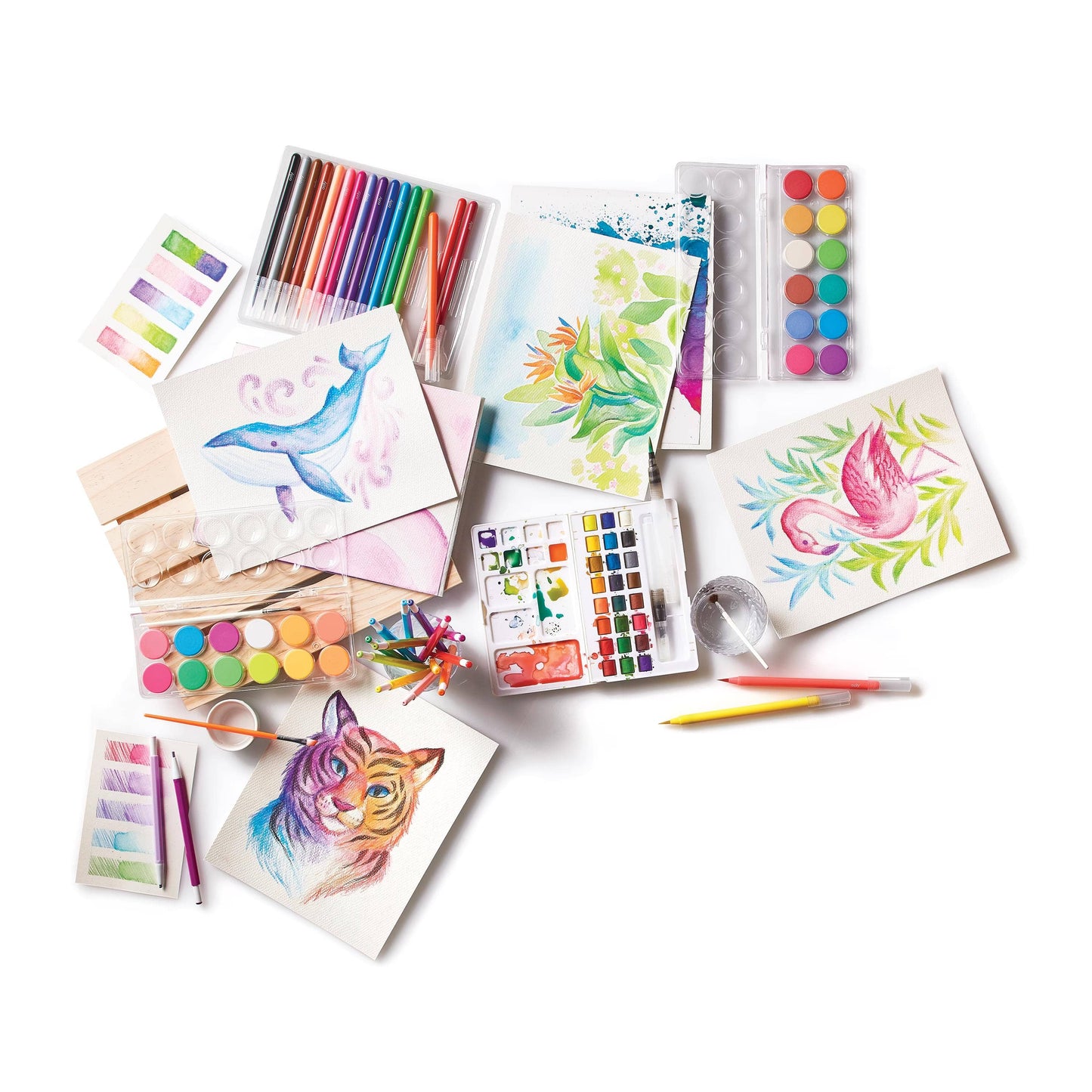 Chroma Blends Watercolor Brush Markers - Set of 18