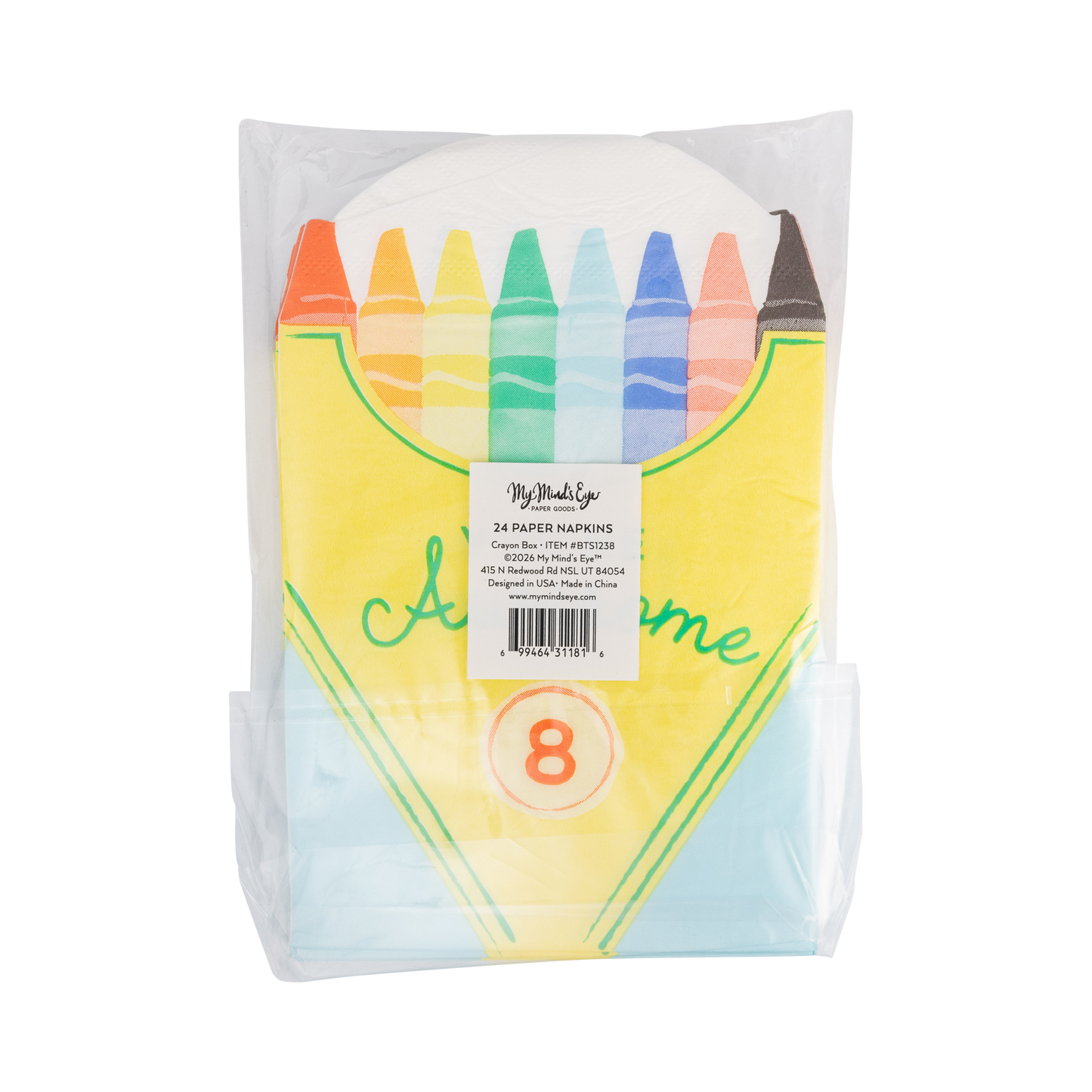Crayon Box Shaped Dinner Napkin