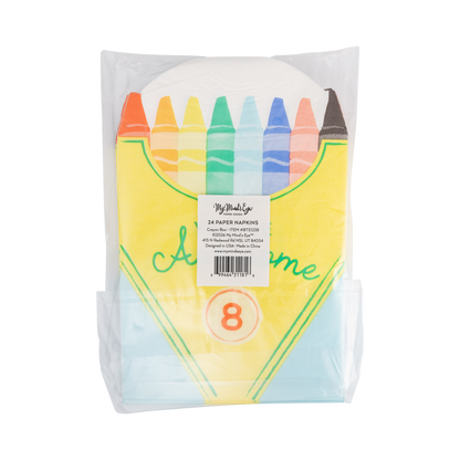 Crayon Box Shaped Dinner Napkin