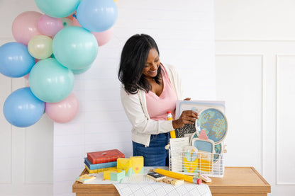 Back To School Globe Paper Plate