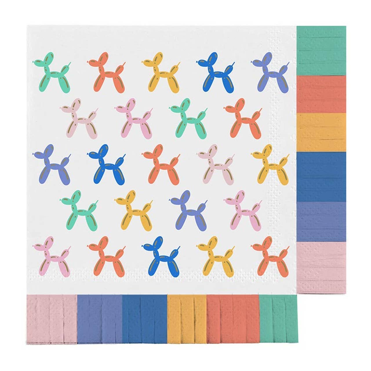 Fringe Beverage Napkins - Party Animal