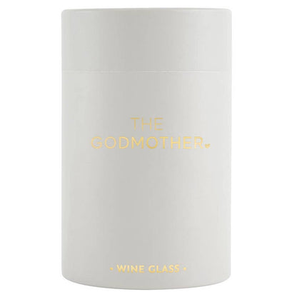 Wine Glass - The Godmother: Hand Wash Only / Glass / 4.5" H, 17 oz
