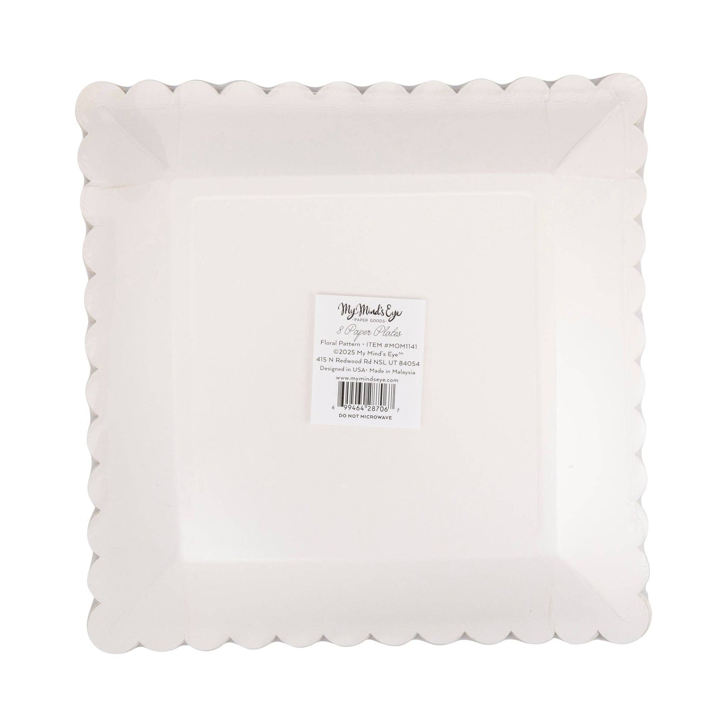 Floral Pattern Plate