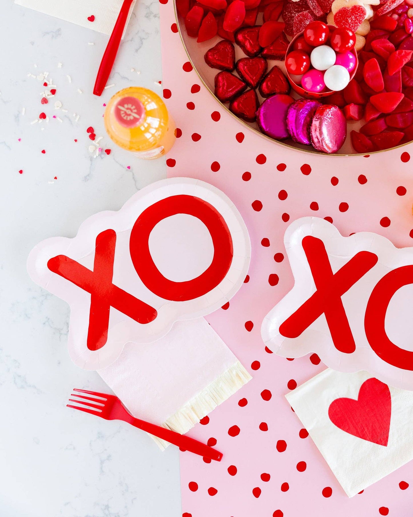 XOXO Shaped Plates