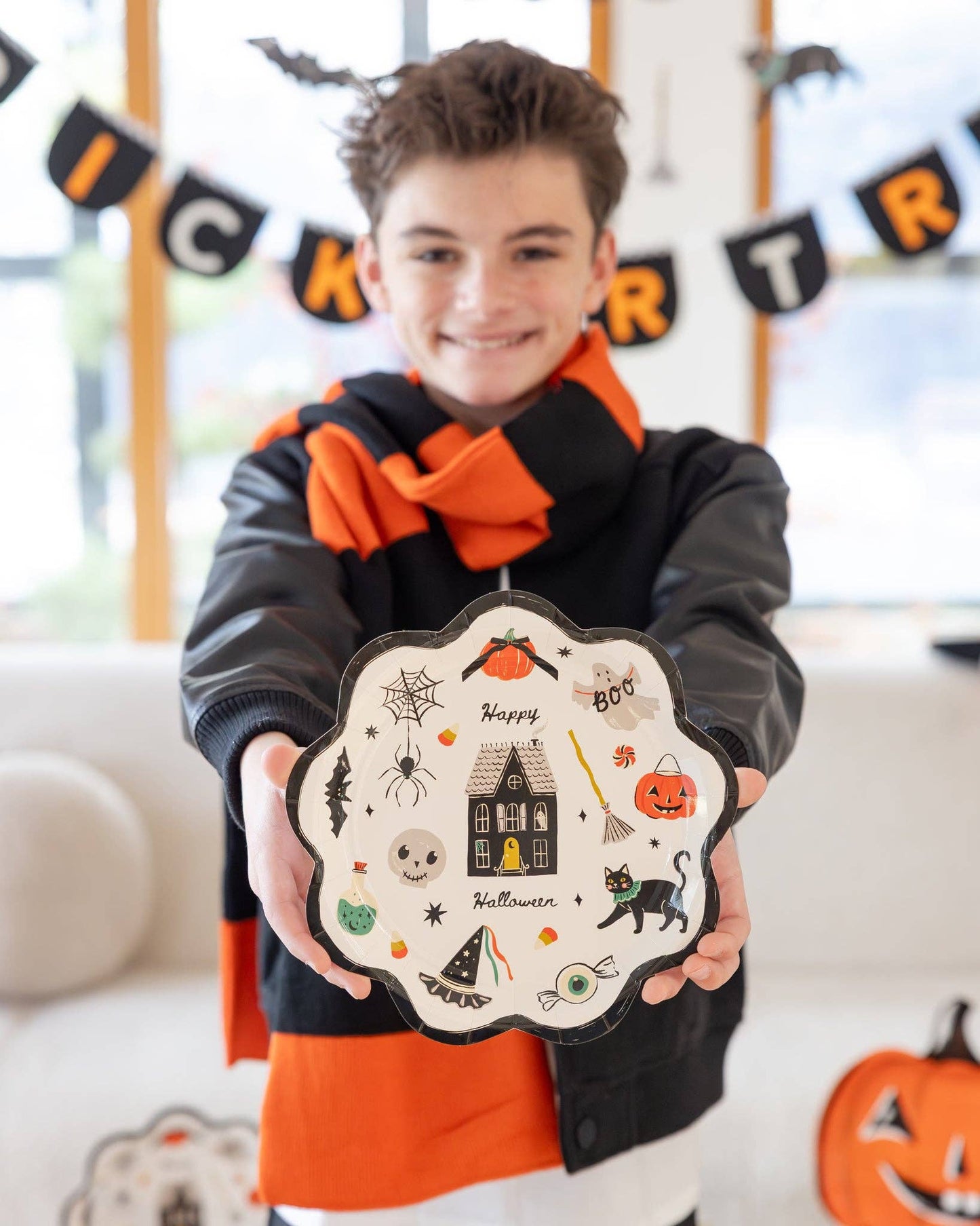 Spooky Icons 9" Plate