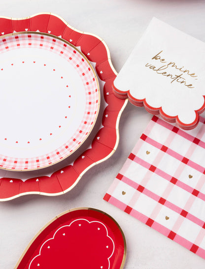 Valentine Heart Plates