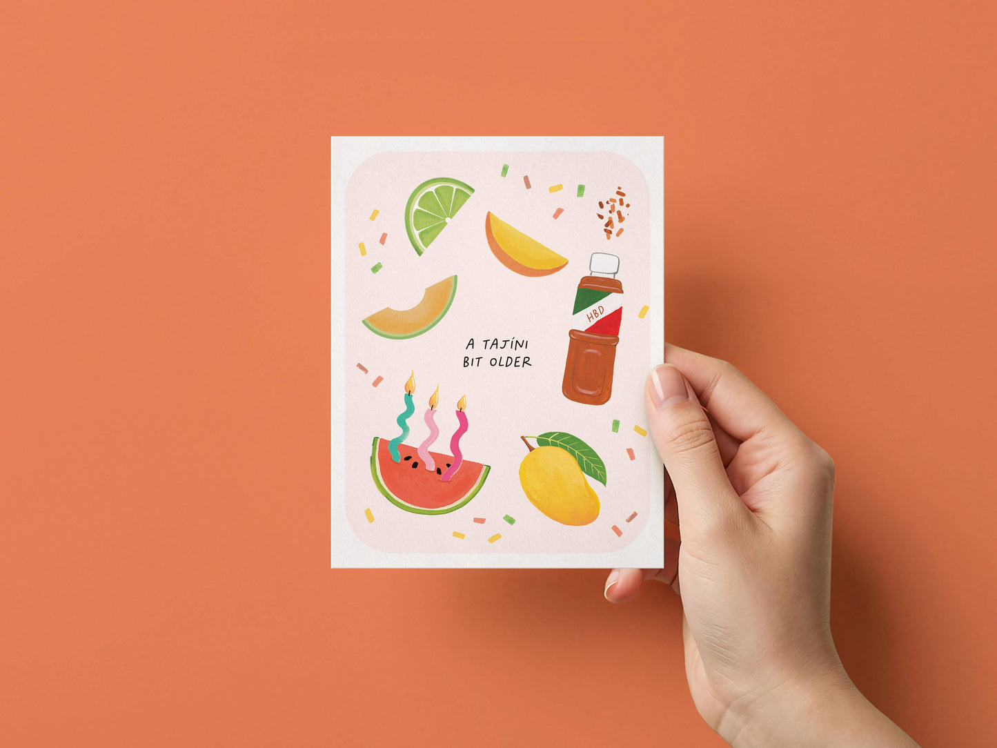 Tajíni Bit Older | Spanglish Birthday Greeting Card