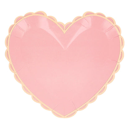 Pastel Heart Large Plates