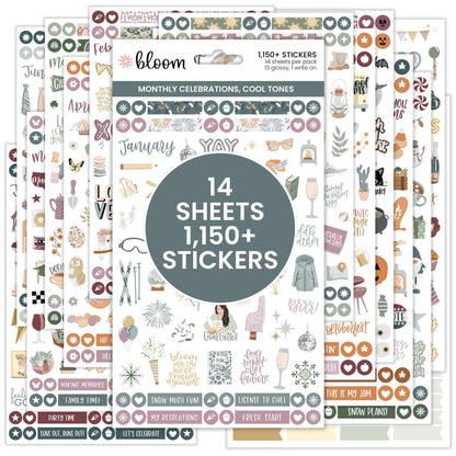 Monthly Celebration Sticker Pack