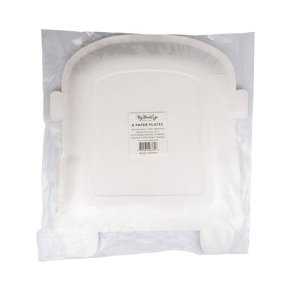 School Bus Shaped Paper Plate