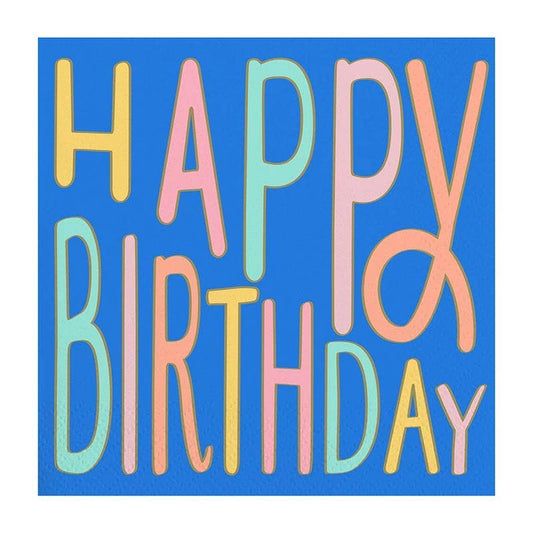 Beverage Napkins - Happy Birthday (10-05580-724)