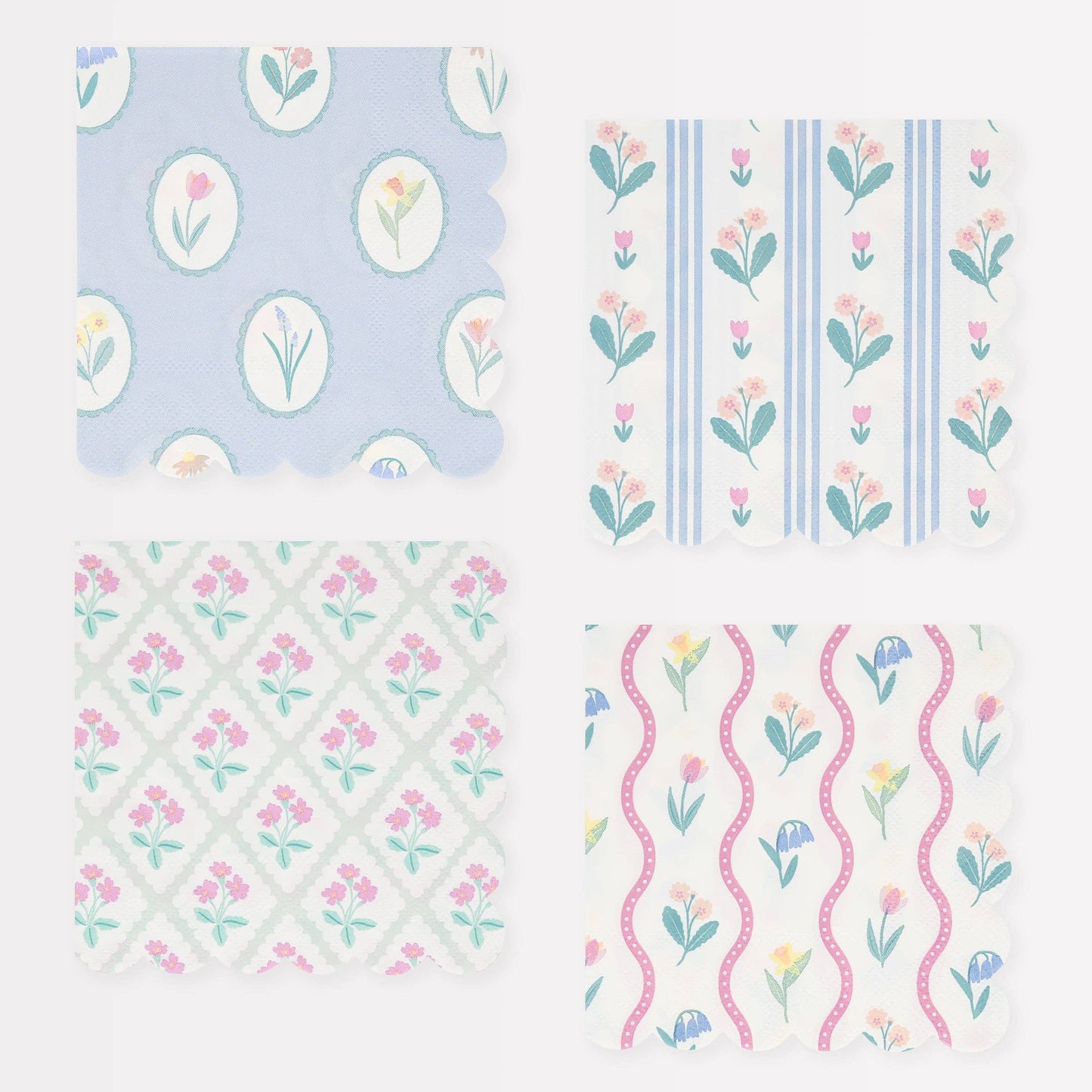 Bloomsbury Floral Pattern Small Napkins