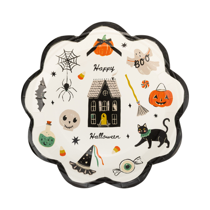 Spooky Icons 9" Plate