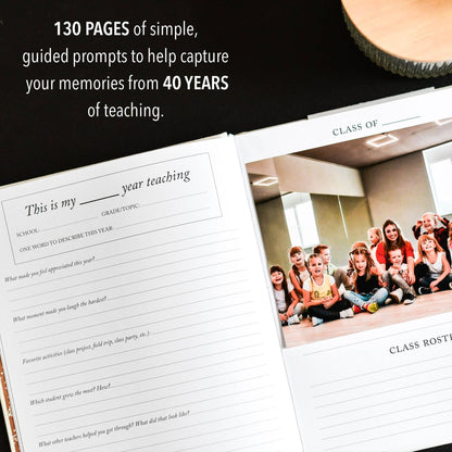 Teacher Memory Book | Teacher Notebook | Christmas Gift