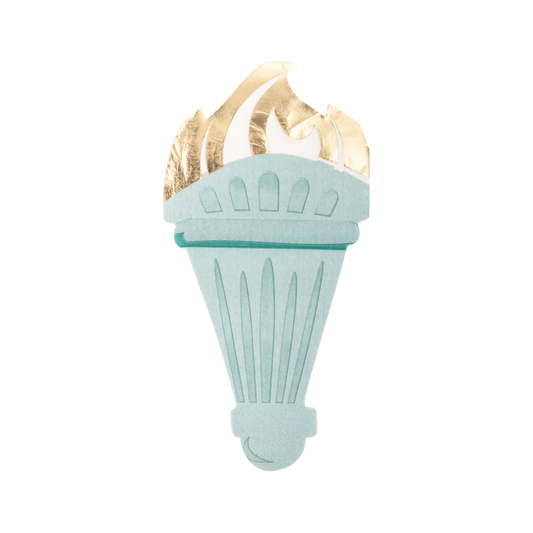 Lady Liberty Shaped Paper Dinner Napkin